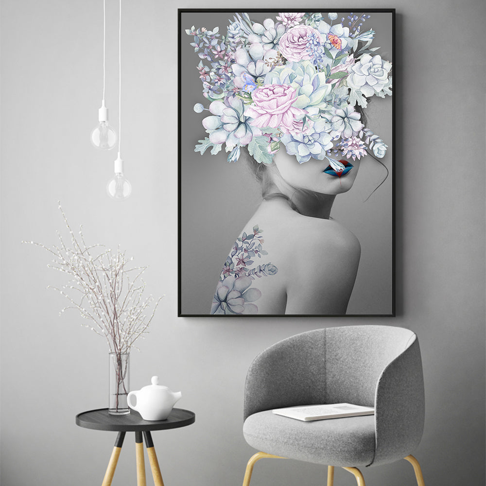 Flower Portrait Mirage Canvas Art