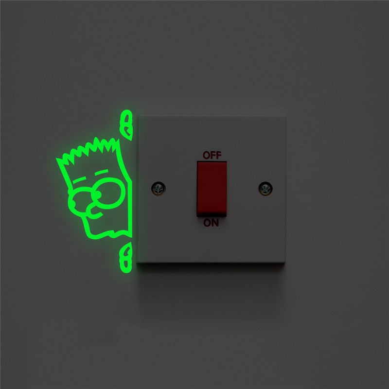 Glow In The Dark Light Switch Sticker freeshipping - khollect